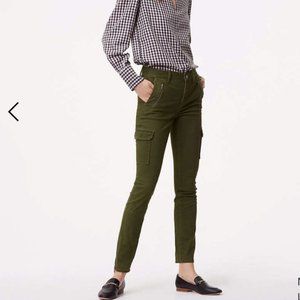 00P Loft Skinny Cargo Pants in Olive NWT